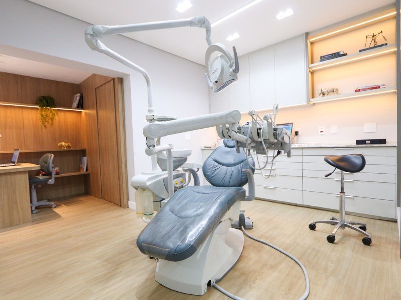 Interior da clínica Perfecta Odontologia