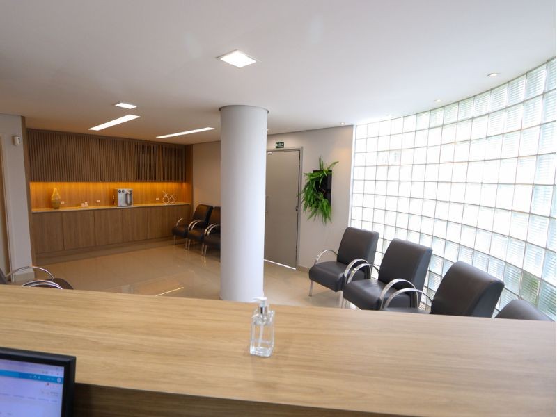 Espaço interno da clínica